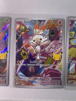Pokemon ME Promo First Partner Series 2 Grookey, Scorbunny, Sobble Holo lot - Image 3