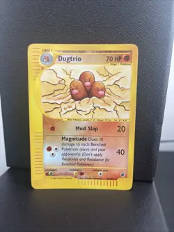 Dugtrio 10/165 Expedition Base Set Reverse Holo Rare - Pokemon Card TCG - Image 1
