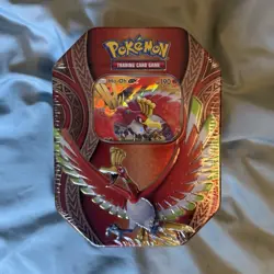 New Sealed Pokemon TCG Tin- Ho-Oh GX Mysterious Powers Sun & Moon/XY - Image 1