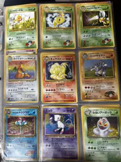 Pokemon Japanese Holo Rare Card Set - Image 1