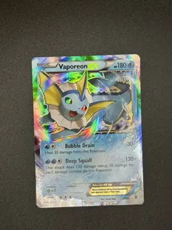 Vaporeon EX 24/83 - XY: Generations Ultra Rare Pokemon TCG 2016 MP - Image 1