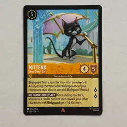 Mittens 9/204 Disney Lorcana Archazia's Island Regular Rare Card NM - Image 1