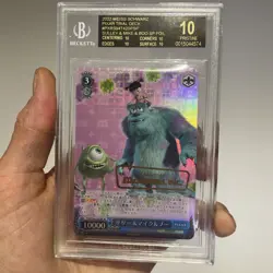 sulley mike sully pxr s94-t42 sp bgs 10 black label weiss schwarz pixar disney - Image 2