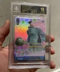 sulley mike sully pxr s94-t42 sp bgs 10 black label weiss schwarz pixar disney - Image 5