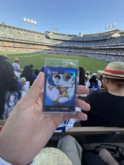 ONE PIECE x Dodgers Stadium Giveaway Card - In Hand - Limited Promo - Image 1
