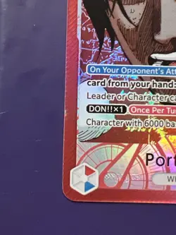 One Piece- Portgas D. Ace Alt Art Leader OP13-002 L English Carrying on His Will - Image 5
