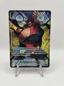 One Piece CCG Marshall D. Teach OP16-080 Alt Art Leader - English - NM - Image 1