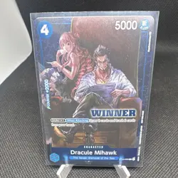 Dracule Mihawk ST03-005 Winner Character 5000 Power 4 Cost Eng One Piece - Image 1