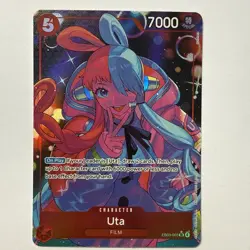 Uta One Piece Card Game Uta EB03-009 Holo FILM Character Card English - Image 1