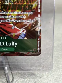 One Piece Card Game Monkey.D.Luffy Release Winner [op-16] Promo P-135 Sealed Eng - Image 5