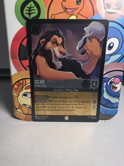 Scar Finally King Disney Lorcana Fabled Legendary Rare 175/204 - Image 1