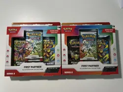 Pokemon TCG First Partner Illustration Collection Series 2 Sealed Box x2 - Image 2