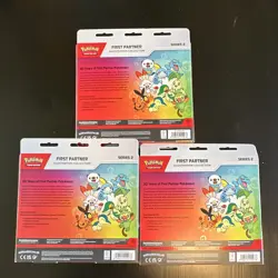 Pokemon TCG First Partner Illustration Collection Series 2 Box Lot of 3 Promo - Image 2