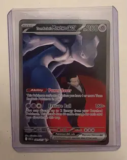 NM-Mint Team Rocket's Mewtwo ex - 281/217 - SIR Pokemon Ascended Heroes - Image 4
