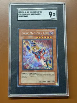 Dark Magician Girl #CT2-EN004 Secret Rare Yu-Gi-Oh Yugioh SGC 9 Holo Card MW - Image 1