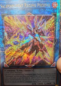 Salamangreat Raging Phoenix (Quarter Century Secret Rare) RA04-EN083 Quarter... - Image 2