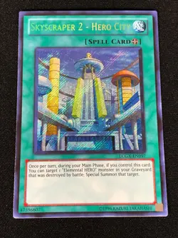Yugioh Skyscraper 2 Hero City LCGX-EN097 SECRET (NM) - Image 1