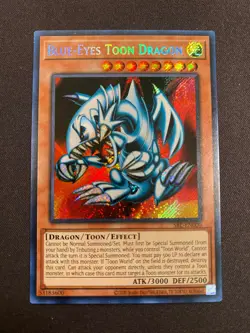 Blue-Eyes Toon Dragon SRL-EN000 Secret Rare Near Mint Yugioh Spell Ruler 25th - Image 1