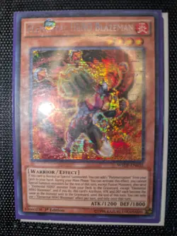 Yugioh Elemental HERO Blazeman WSUP - Image 1