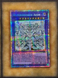 Yugioh Hyperinvoked Aeon CORI-EN033 Starlight Rare 1st Ed NM - Image 1