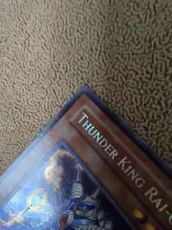 Yugioh Thunder King Rai-Oh Secret Rare YG02 Lightly Played - Image 3