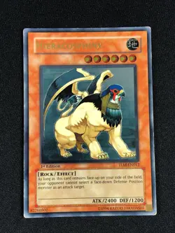 YUGIOH HIERACOSPHINX TLM-EN012 1ST ULTIMATE LIGHT PLAY - Image 1