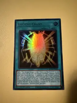 Yugioh Ancient Chant - MZMI-EN069 - Ultra Rare - 1st Edition - Lightly Played - Image 1