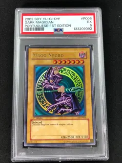 Yugioh 2002 Dark Magician SDY 1st DIY-P006 PSA 5 Ultra Rare - Image 1