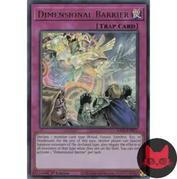 Yugioh Dimensional Barrier RA01-EN072 Ultra Rare 1st Edition NM - Image 1