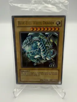 Konami Yu-Gi-Oh! “New”sealed Blue-Eyes White Dragon JMP-001 Ultra Rare Foil - Image 1