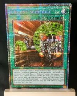 Yu-Gi-Oh! Urgent Schedule *STARLIGHT RARE* RA05-EN064 1st Edition NM - Image 1