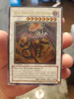 Yu-Gi-Oh! Red Dragon Archfiend TDGS Ultimate Rare 1st Edition, LP+ - Image 1