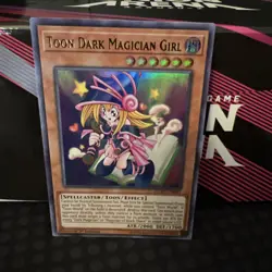 *** TOON DARK MAGICIAN GIRL *** 1ST EDITION ULTRA RARE DUPO-EN041 YUGIOH! - Image 1