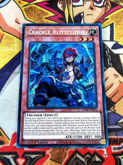 Crackle Blitzclique cori-en012 1st Edition (NEW) Secret Rare Yu-Gi-Oh! - Image 1