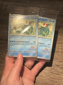 pokemon day 2024 illustration contest three cards sealed - Image 1