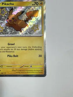Pokemon TCG: Paldean Fates: 131/091: Pikachu Baby Shiny Holo Rare NM - Image 4