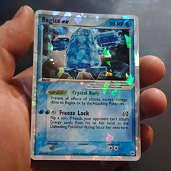 Pokemon TCG Regice ex 97/101 Hidden Legends Ultra Rare EX Holo English 90 HP - Image 1