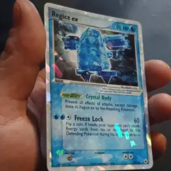 Pokemon TCG Regice ex 97/101 Hidden Legends Ultra Rare EX Holo English 90 HP - Image 2
