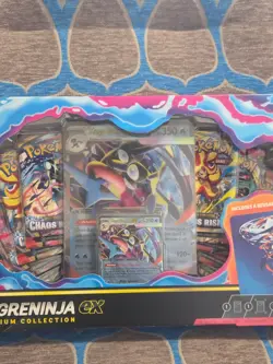 Pokemon TCG Mega Greninja ex Premium Collection Box Sealed New UK - Image 2