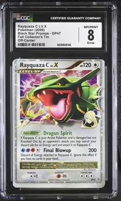 CGC 8 Rayquaza C LV.X 2009 Black Star Promos DP47 Pokemon Card - Image 1