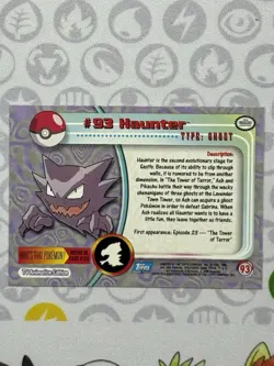 Pokemon Topps Haunter 93 Non Holo - Image 3