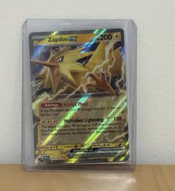 Pokemon TCG Zapdos ex 145/165 SV: 151 Ultra Rare Full Art Holo English 200 HP - Image 1
