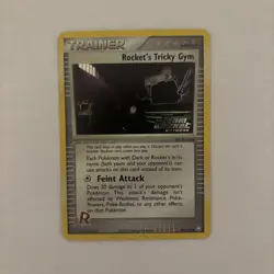 Rocket’s Tricky Gym 90/109 Reverse Holo EX Team Rocket Returns Pokemon TCG - Image 1