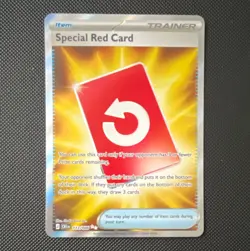 Pokemon Chaos Rising Special Red Card 113/086 Rare Holo - Image 1
