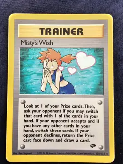 Misty’s Wish 108/132 - Gym Challenge Pokemon Card - Image 1