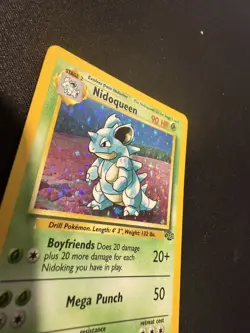 NIDOQUEEN 7/64 JUNGLE POKEMON NM-LP UNLIMITED HOLO RARE - Image 3
