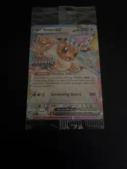 Pokemon Eevee TCG Prismatic Evolutions Card 075/131 Stamped Sealed - Image 4