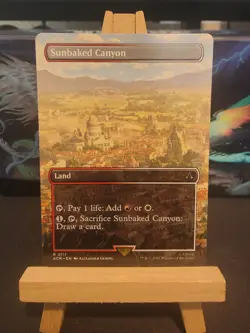 Wizards of the Coast Sunbaked Canyon ACR (Foil, Extended Art, Rare, Land, #0111) - Image 1