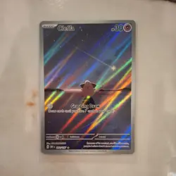 Pokemon TCG Cleffa Sv03: Obsidian Flames 202/197 Holo Illustration Rare - Image 1