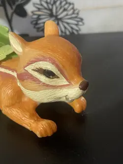 Disney Fairies Tinkerbell Ride-Along Friends Scamper Chipmunk Squirrel Figure - Image 2